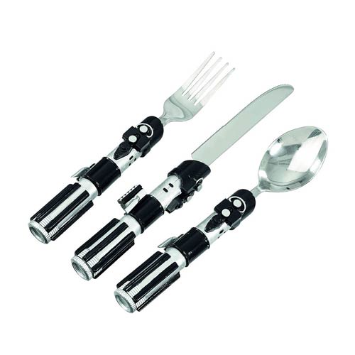 Star Wars Darth Vader Lightsaber Handle Cutlery Set